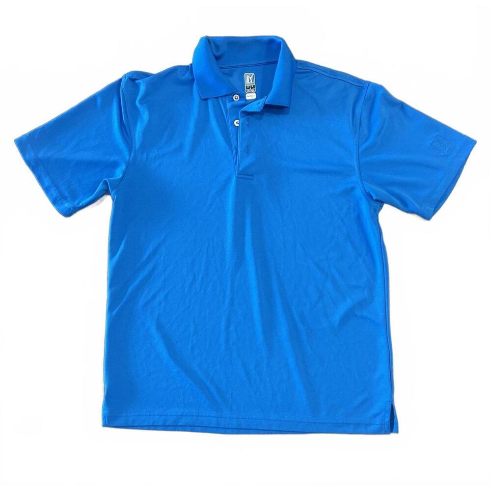 PGA Tour Polo Shirt - Airflux Technology‎ Mens Size Medium - Blue